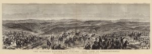 The Russians leaving San Stefano, Last Look at Constantinople by Frederic Villiers
